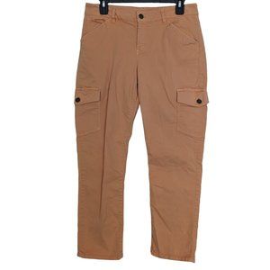 Women's Talbots Signature capri cargo pants, orange, size 10/30